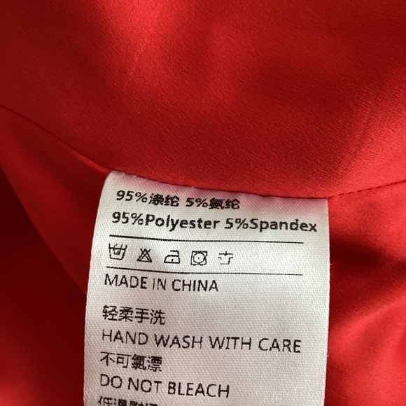 Mood x Miura Red Velvet Crystals Heart Cut out dress SZ S - Picture 8 of 9